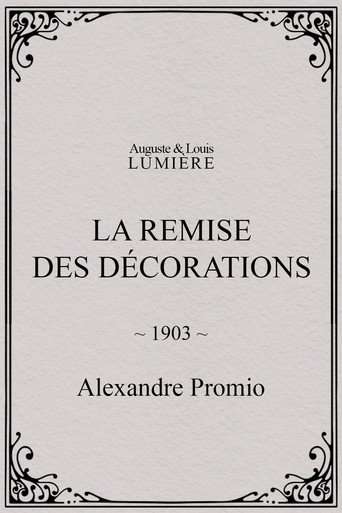 La remise des décorations poster