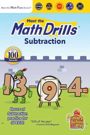 Meet the Math Drills - Subtraction poster