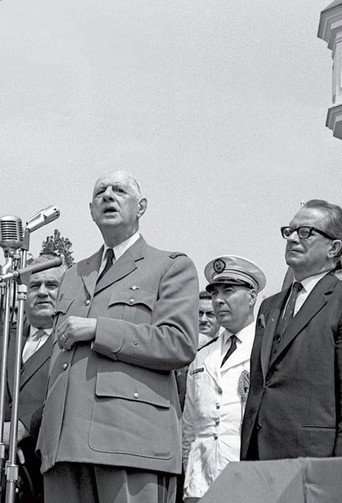 La visite du Général De Gaulle au Québec poster