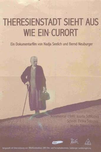 Theresienstadt sieht aus wie ein Curort poster