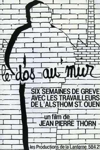 Le Dos au mur poster