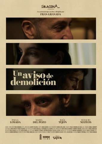 Un aviso de demolición poster