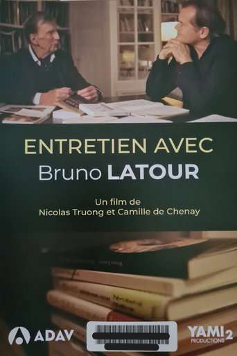 Entretien avec Bruno Latour poster