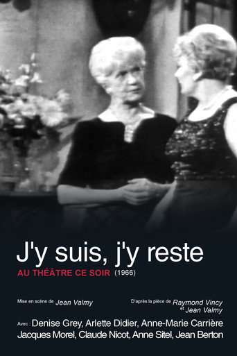 J'y suis, j'y reste poster