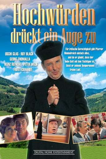 Hochwürden drückt ein Auge zu poster