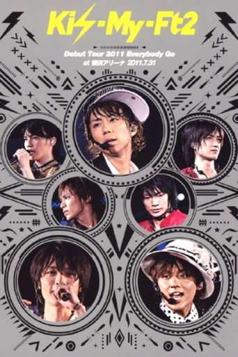 Kis-My-Ft2 Debut Tour 2011 Everybody Go at Yokohama Arena 2011.7.31 poster