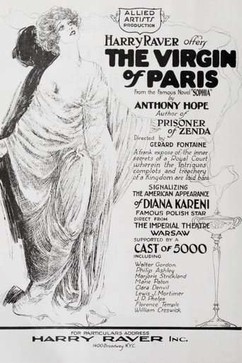 Sophy of Kravonia; or, The Virgin of Paris poster