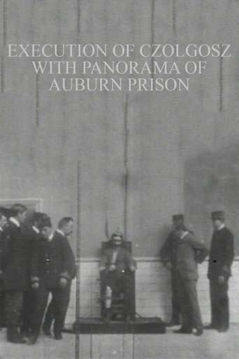 Execution of Czolgosz with Panorama of Auburn Prison poster