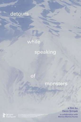 detours while speaking of monsters poster