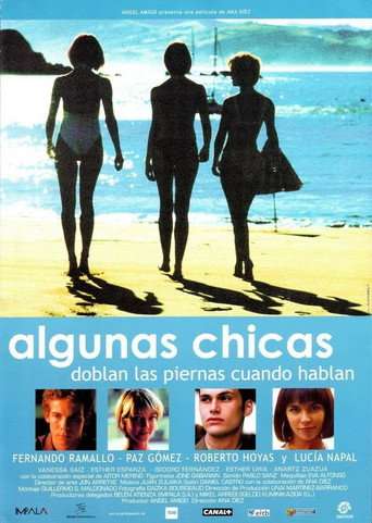 Algunas chicas doblan las piernas cuando hablan poster