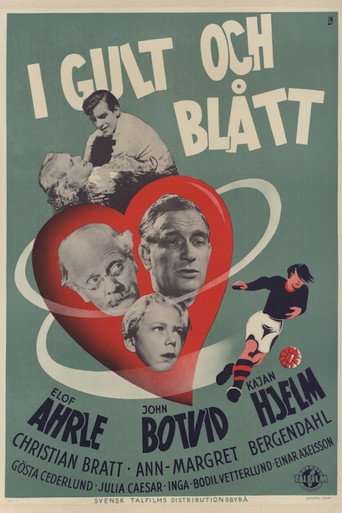 I gult och blått poster