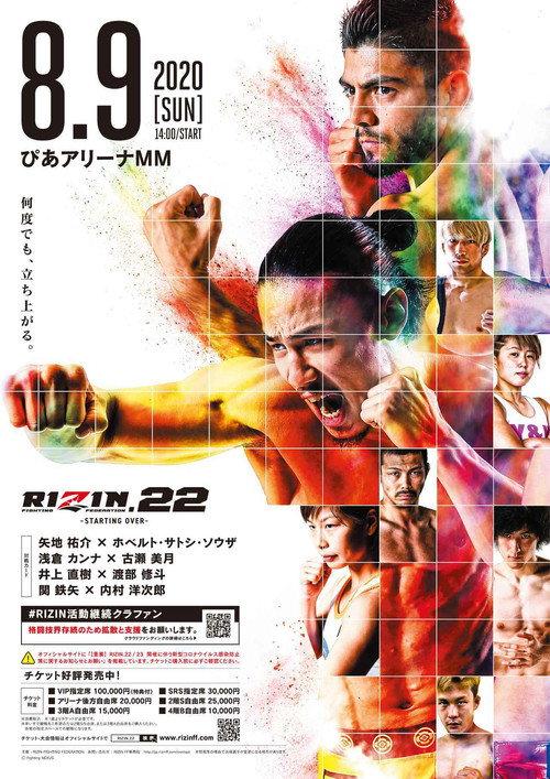 RIZIN 22 poster