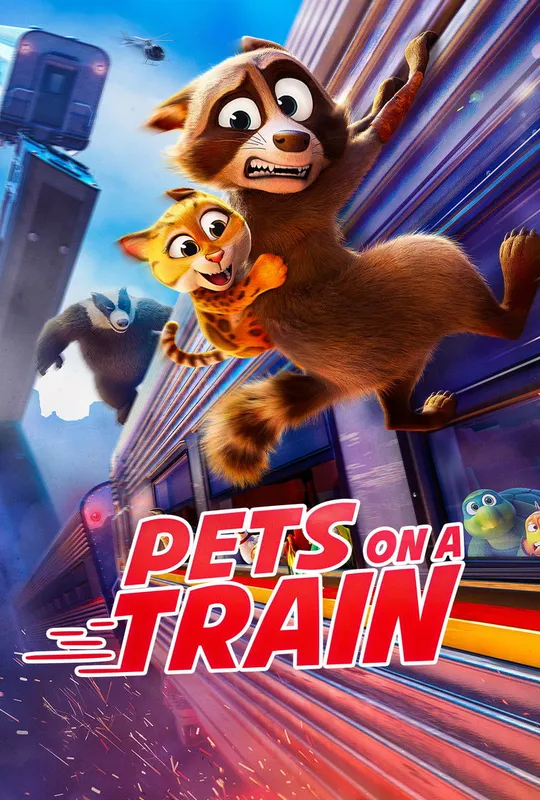 Pets on a Train trailer